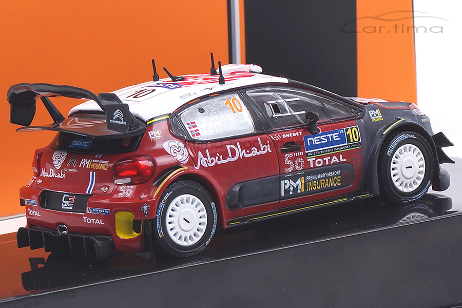 Citroen C3 WRC Finnland Rallye 2018 Ostberg/Eriksen IXO 1:43 RAM679