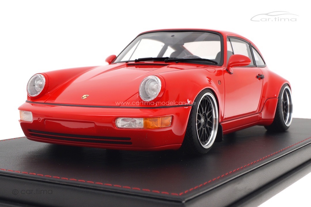 Porsche 911 (964) Carrera 30 Jahre 911 Jubi rot 19" BBS Alu-Felgen car.tima CUSTOMIZED 1:18