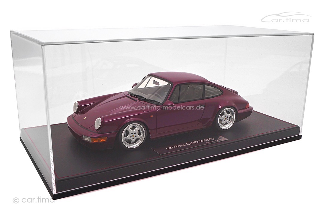 Porsche 911 (964) Carrera 2 Amethyst met. Speedline Alufelgen car.tima CUSTOMIZED 1:18