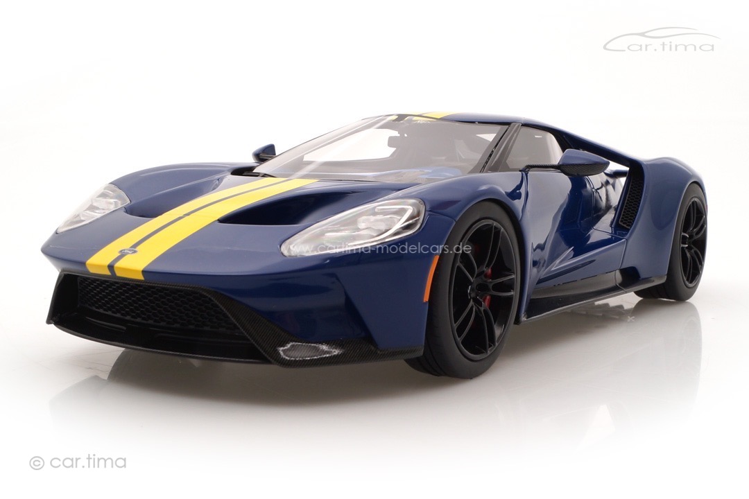 Ford GT Sunoco blue/yellow stripes TopSpeed 1:18 TS0305