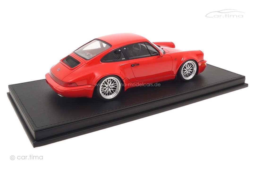 Porsche 911 (964) Carrera 30 Jahre Jubi Indischrot 19" BBS Alu-Felgen car.tima CUSTOMIZED 1:18