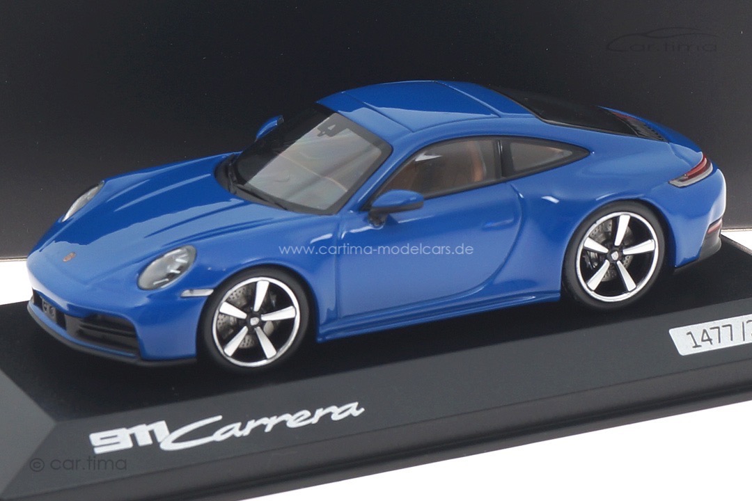 Porsche 911 (992.2) Carrera Luganoblau Minichamps 1:43 WAP0200210SCPE