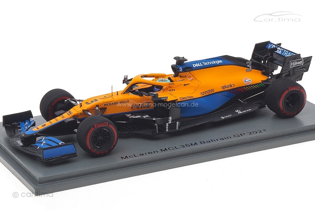 McLaren MCL35M GP Bahrain 2021 Daniel Ricciardo Spark 1:43 S7670