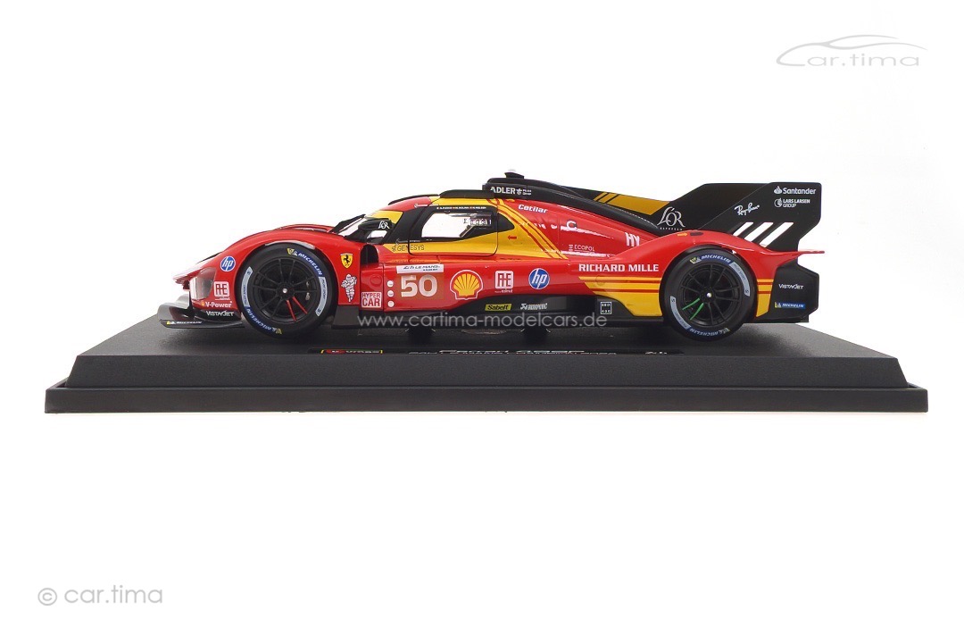 Ferrari 499P Winner 24h Le Mans 2024 Fuoco/Molina/Nielsen Bburago 1:18 18-16303-50