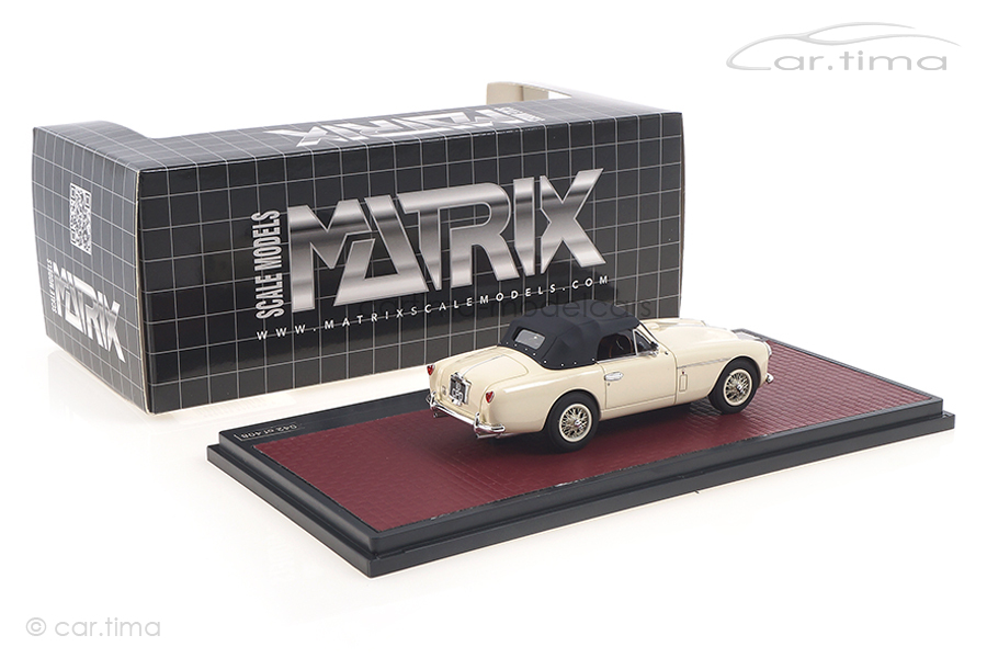 Aston Martin DB2/4 MKII DHC by Tickford 1955 weiß Matrix 1:43 MX40108-062