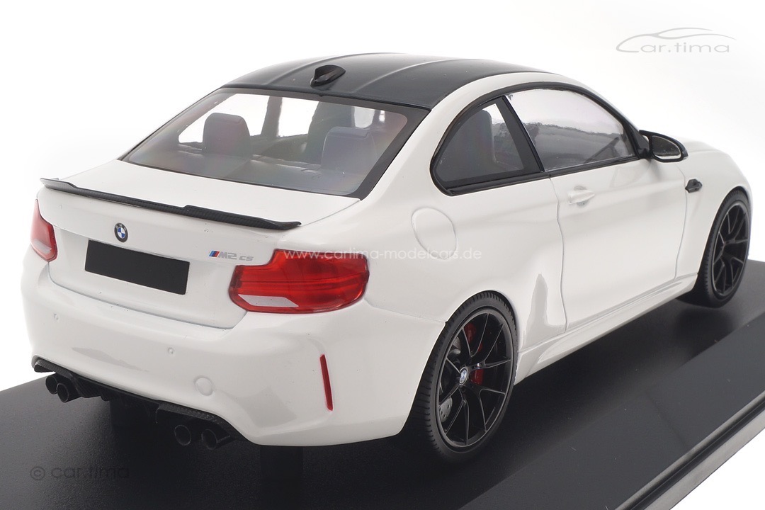 BMW M2 CS Weiß/Rad schwarz Minichamps 1:18 155021025