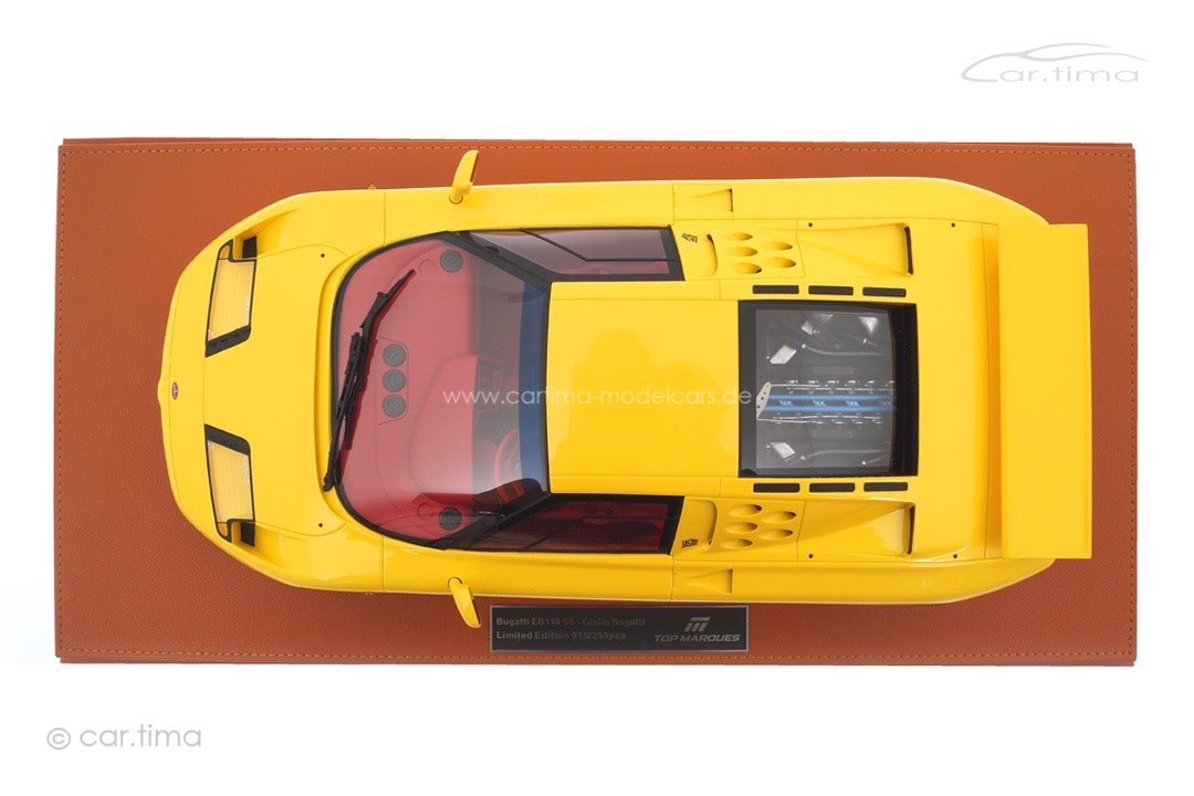 Bugatti EB110 SS gelb Top Marques 1:12 TM12-42C