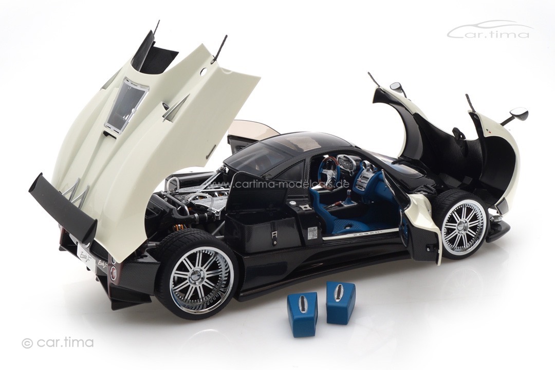 Pagani Zonda F Bianco Fabriano Almost Real 1:18 850407001