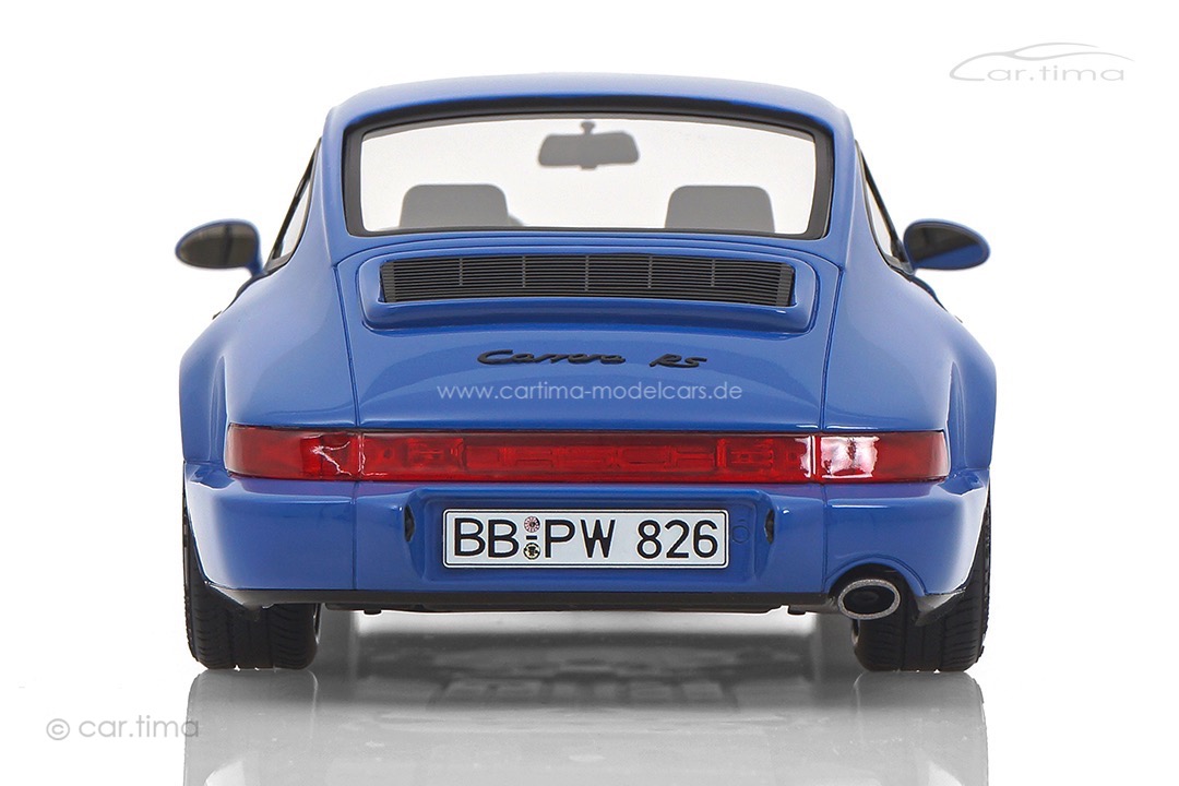 Porsche 911 (964) Carrera RS Maritimblau Originalsignatur Dieter Röscheisen car.tima 1:18