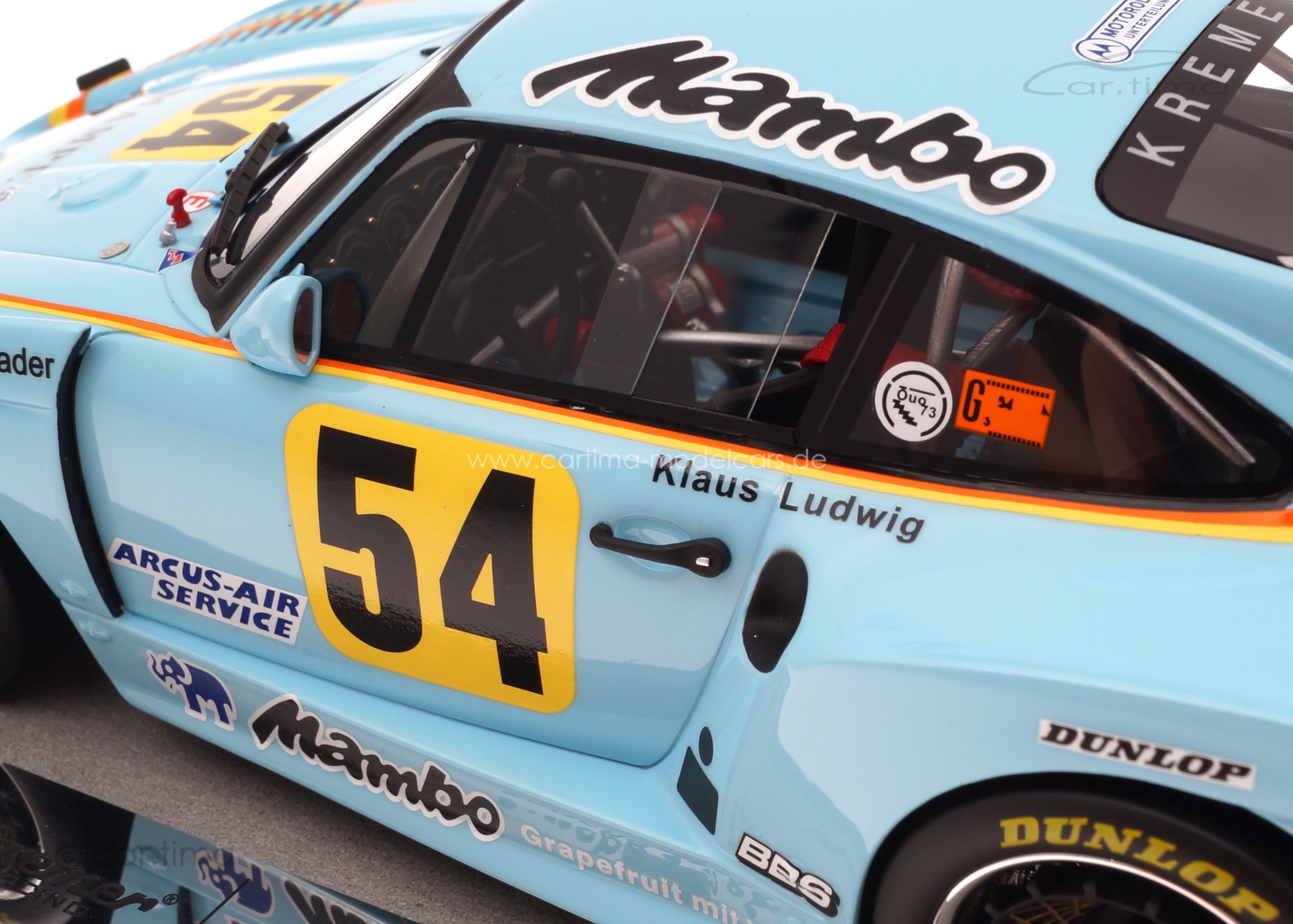 Porsche 935 K3 Winner DRM 1979 Originalsignatur Klaus Ludwig Kremer Collection car.tima 1:18