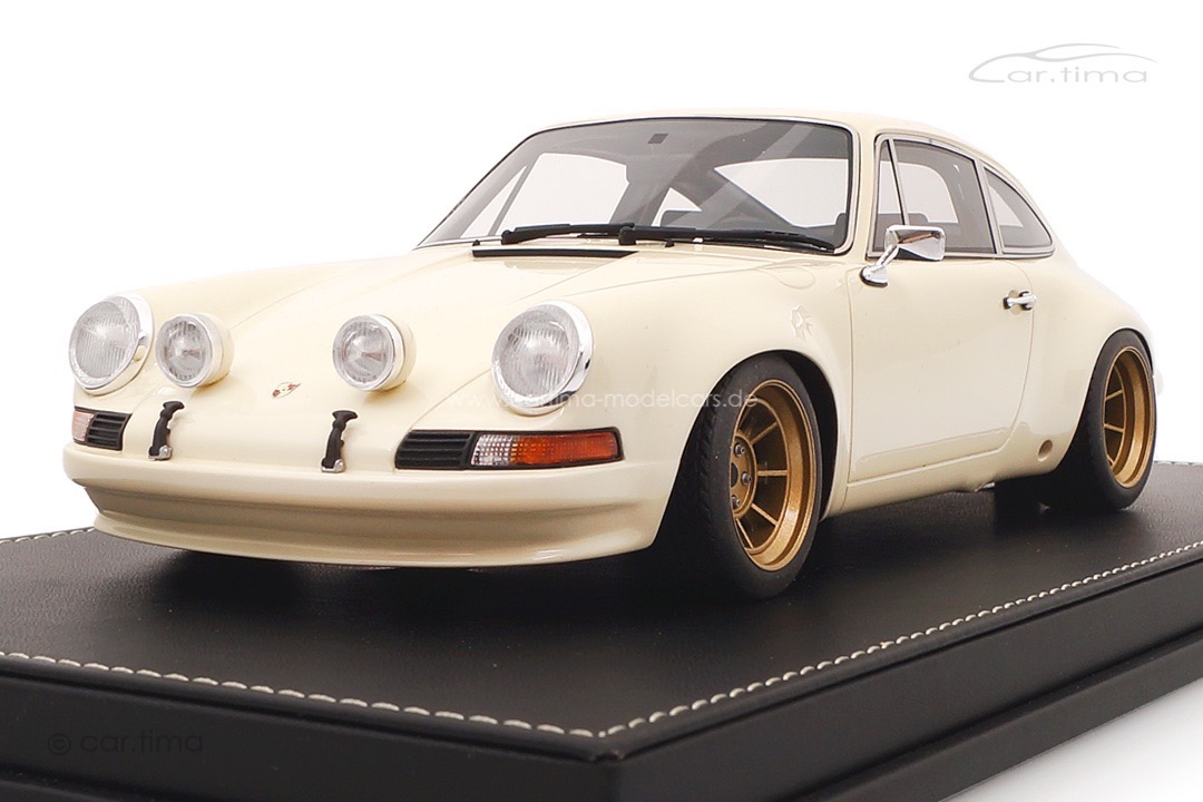 Porsche 911 ST Light ivory Group4 Campagnolo alloy-rims car.tima CUSTOMIZED 1:18
