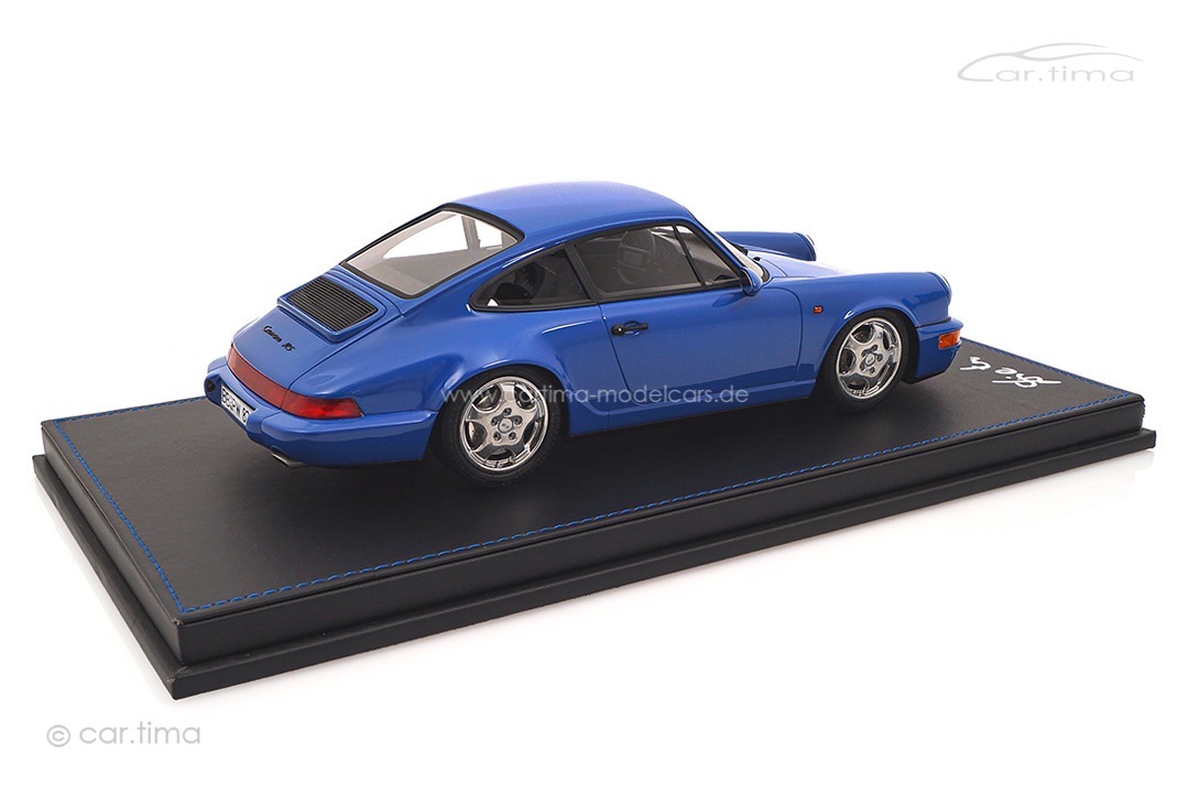 Porsche 911 (964) Carrera RS Maritimblau Originalsignatur Dieter Röscheisen car.tima 1:18