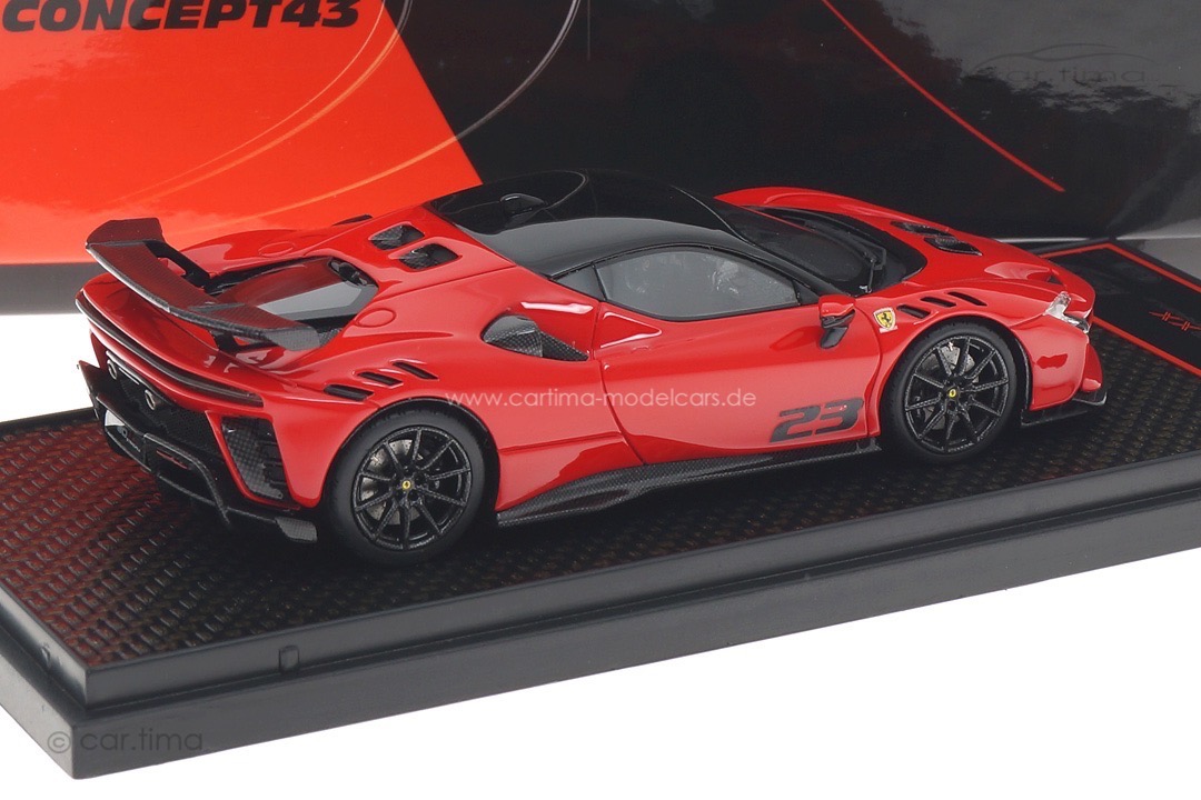 Ferrari SF90 XX Stradale Rosso Corsa 322 #23 BBR 1:43 BBRC285B