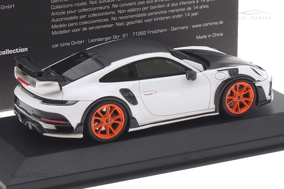 TECHART GTstreet R (Basis 992 Turbo) Weiß/Rad Gulforange car.tima CUSTOMIZED CAC04323011