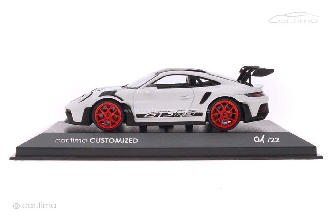 Porsche 911 (992) GT3 RS Weissach Paket Japan Edition Minichamps car.tima CUSTOMIZED 1:43
