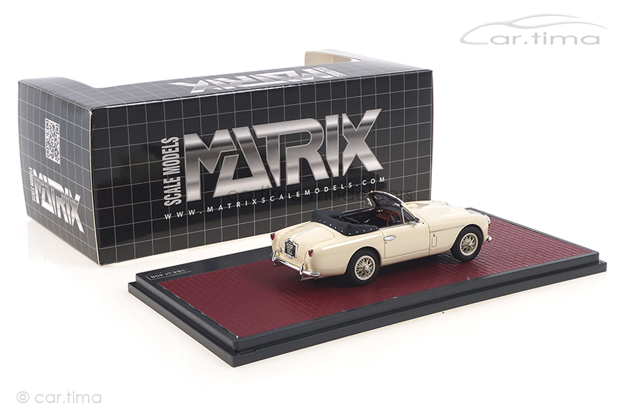 Aston Martin DB2/4 MKII DHC by Tickford 1955 weiß Matrix 1:43 MX40108-061