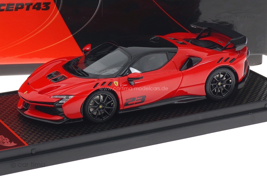 Ferrari SF90 XX Stradale Rosso Corsa 322 #23 BBR 1:43 BBRC285B