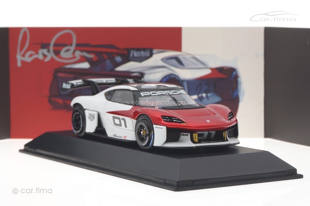 Porsche Mission R Originalsignatur Lars Kern Spark 1:43 WAP0208020P0MR-SIG