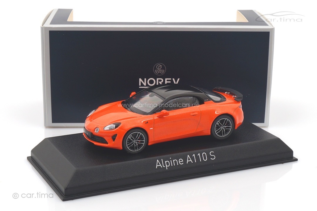 Alpine A110 S Aero Fire orange Norev 1:43 517869