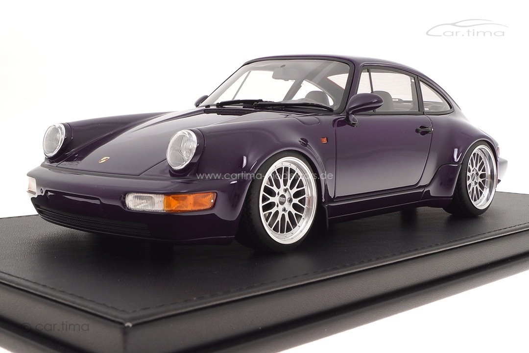 Porsche 911 (964) Carrera 30 Jahre 911 Viola met. BBS Alu-Felgen car.tima CUSTOMIZED 1:18