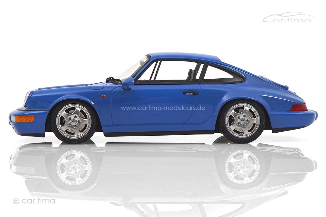 Porsche 911 (964) Carrera RS Maritimblau Originalsignatur Dieter Röscheisen car.tima 1:18