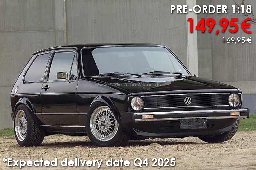 Artz Golf auf Basis Porsche 928 Schwarz car.tima 1:18 CAR01825015