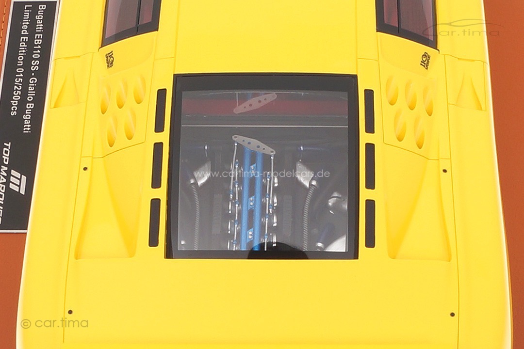 Bugatti EB110 SS gelb Top Marques 1:12 TM12-42C