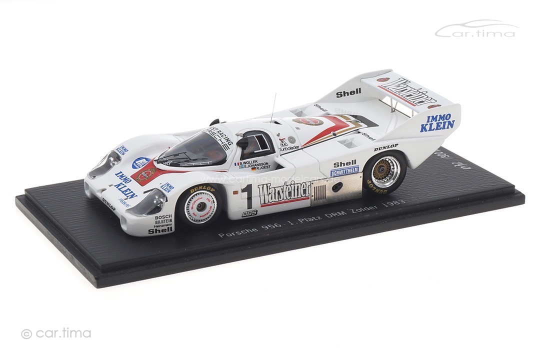 Porsche 956 Winner DRM Zolder 1983 Bob Wollek #300/300 Spark 1:43 CA-WOL-06
