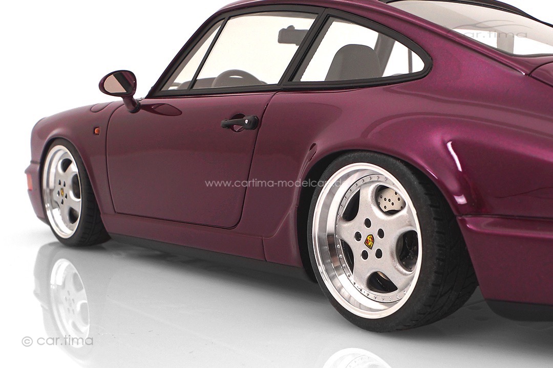 Porsche 911 (964) Carrera 2 Amethyst met. Speedline Alufelgen car.tima CUSTOMIZED 1:18