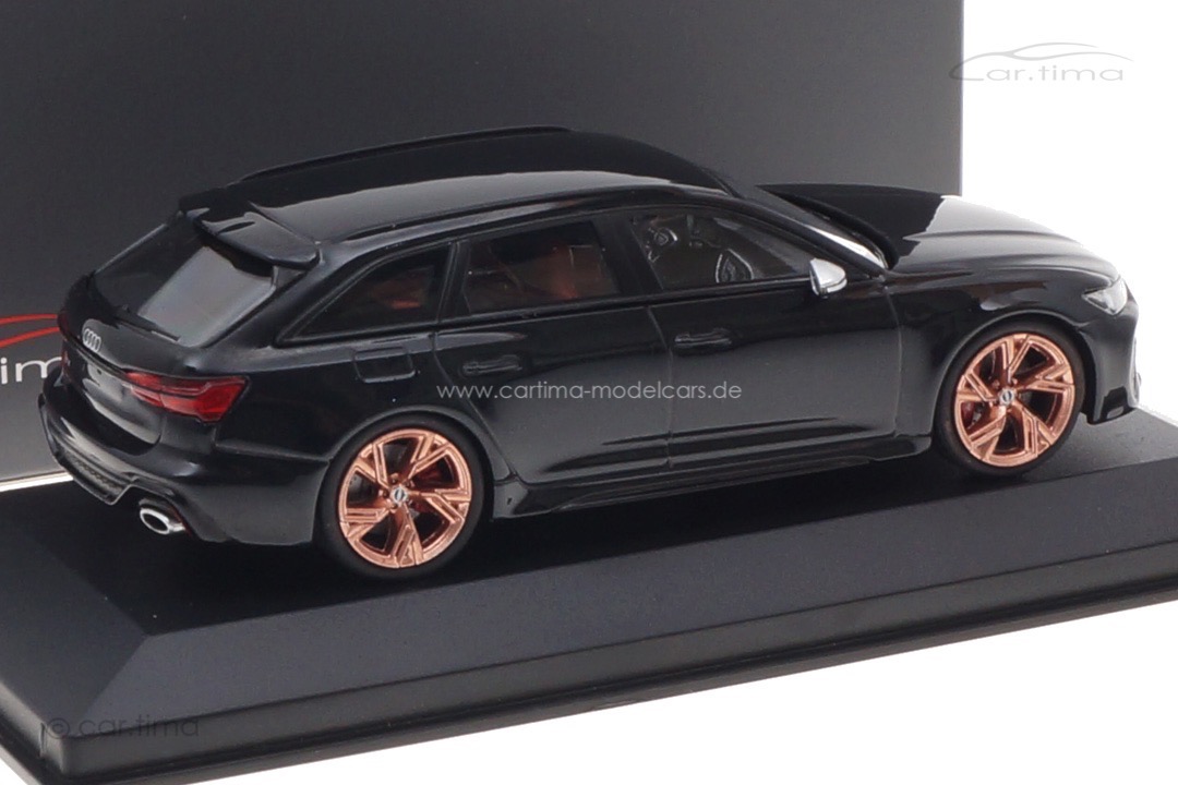 Audi RS6 Avant Schwarz/Rad Cuprum Minichamps car.tima CUSTOMIZED 1:43