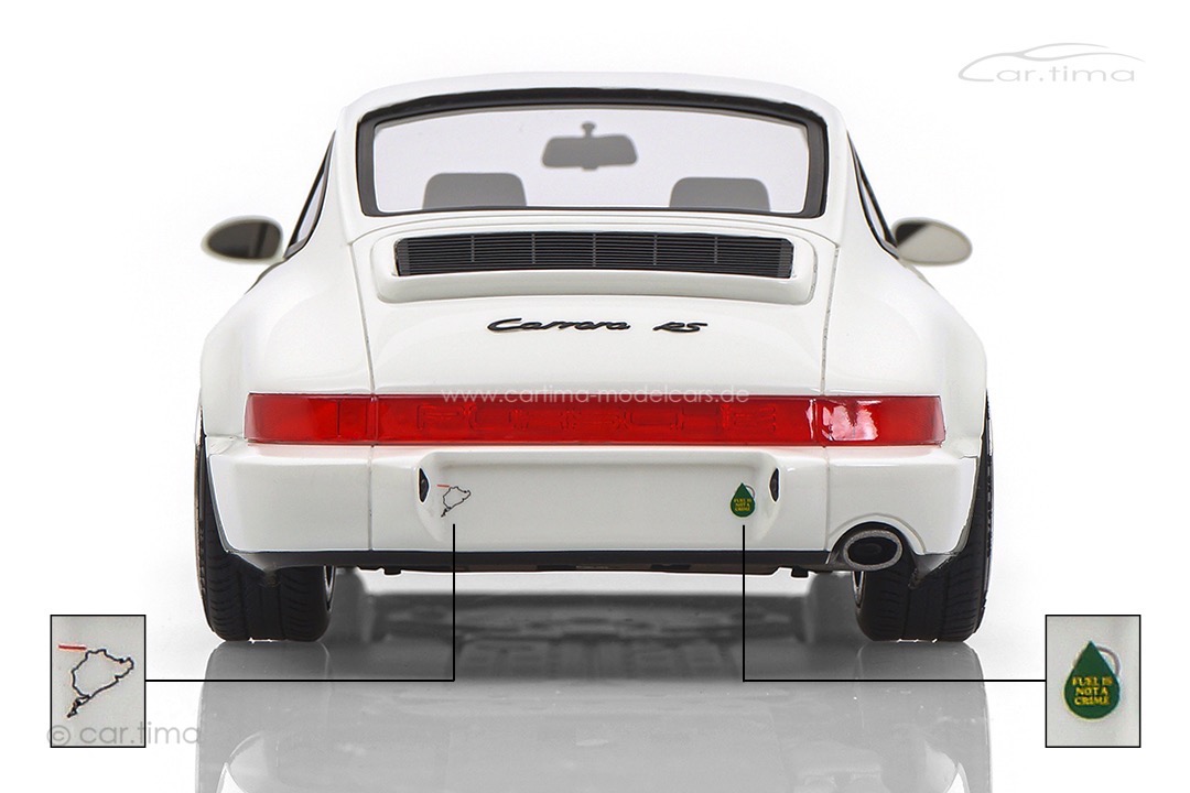 Porsche 911 (964) Carrera RS Grandprix-weiß "Ring-Tool" car.tima 1:18 CAR01825004