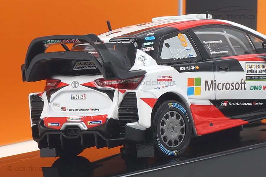 Toyota Yaris WRC Italien Rallye 2018 Lappi/Ferm IXO 1:43 RAM678