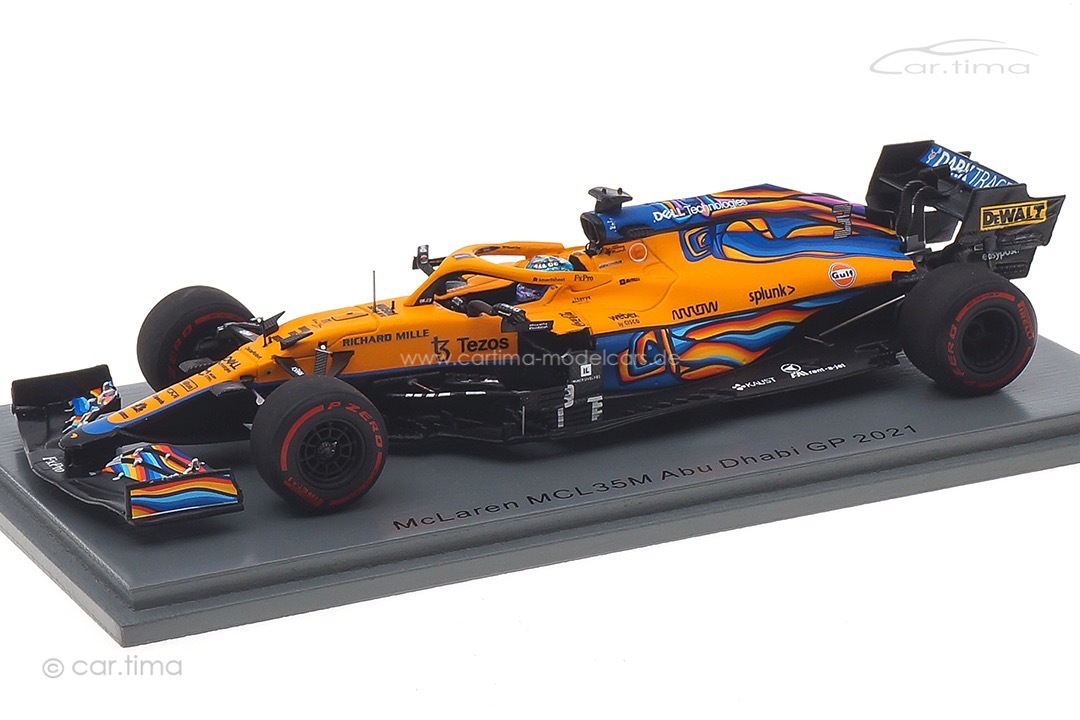 McLaren MCL35M GP Abu Dhabi 2021 Daniel Ricciardo Spark 1:43 S7854