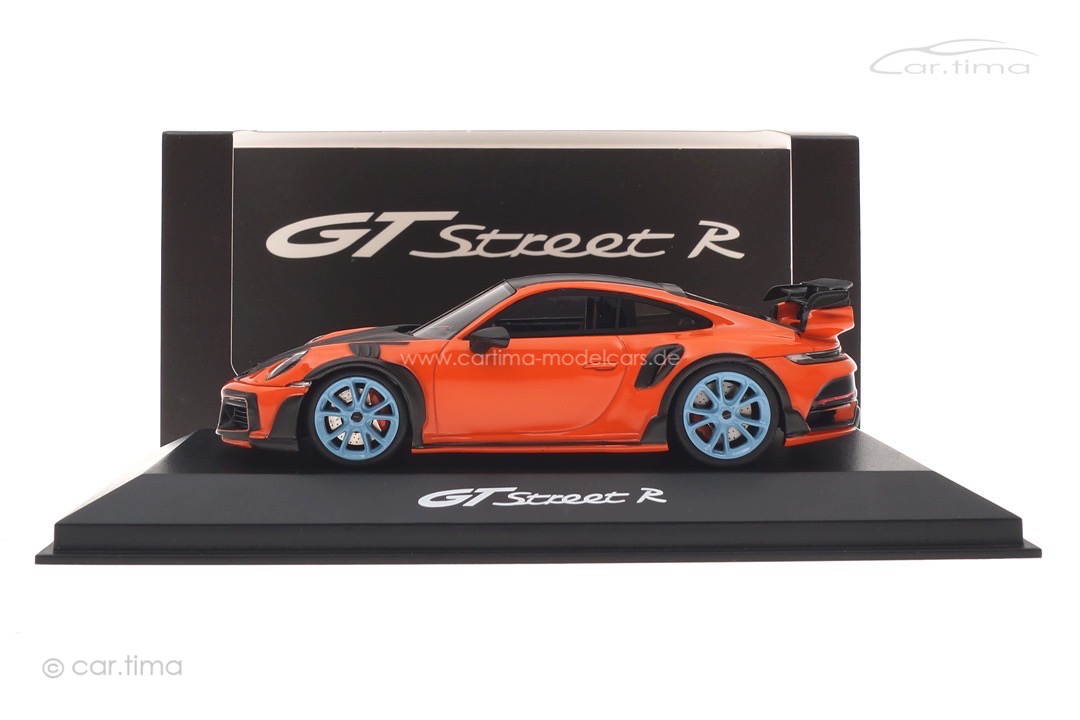 TECHART GTstreet R (Basis 992 Turbo) Gulforange/Rad Gulfblau car.tima CUSTOMIZED CAC04323008
