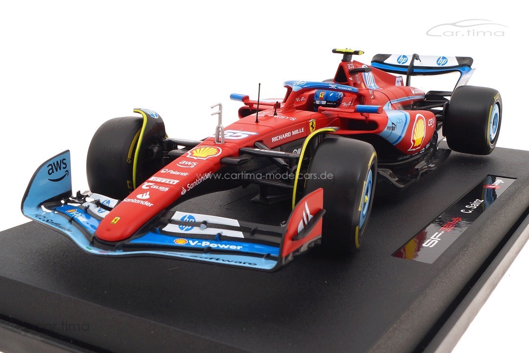 Ferrari F1 SF-24 GP USA Miami 2024 Carlos Sainz Jr. Bburago 1:18 18-16815-S-Miami