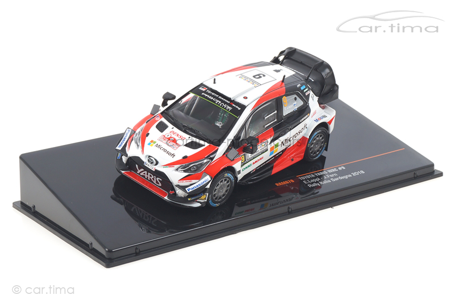 Toyota Yaris WRC Italien Rallye 2018 Lappi/Ferm IXO 1:43 RAM678