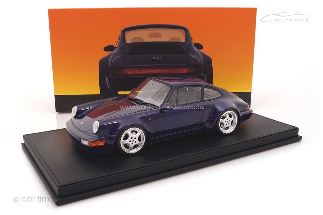Porsche 911 (964) Carrera 30 Jahre Jubi Viola met. Speedline Alu-Felgen car.tima CUSTOMIZED 1:18
